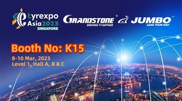 Velkommen til at besøge vores stand nr. K15 i TyreXpo Asia 2023
